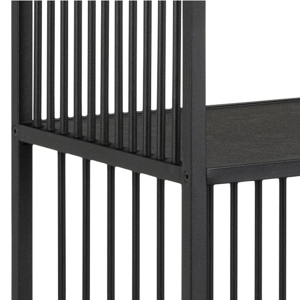 Regał Strington czarny - ACTONA